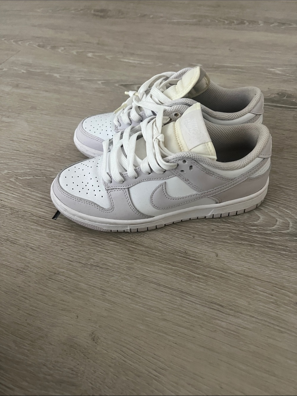 Nike Women's White and Light Gray Low-Top Sneakers
